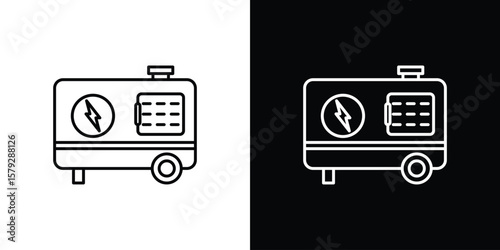 Foto Generator icon vector for web, computer and mobile app