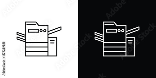 Schilderij op canvas Copier icon vector for web, computer and mobile app