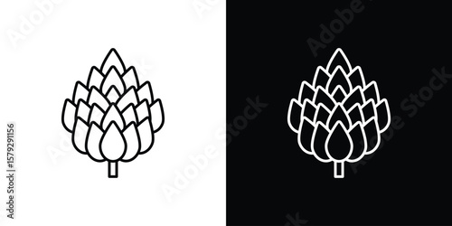 Bild auf Leinwand Artichoke icon vector for web, computer and mobile app