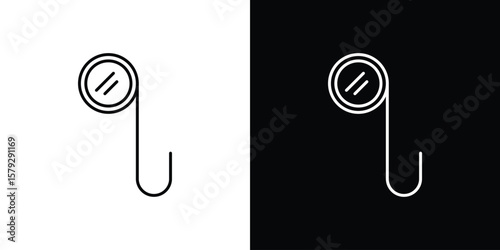 Obraz na płótnie Ar monocle icon vector for web, computer and mobile app