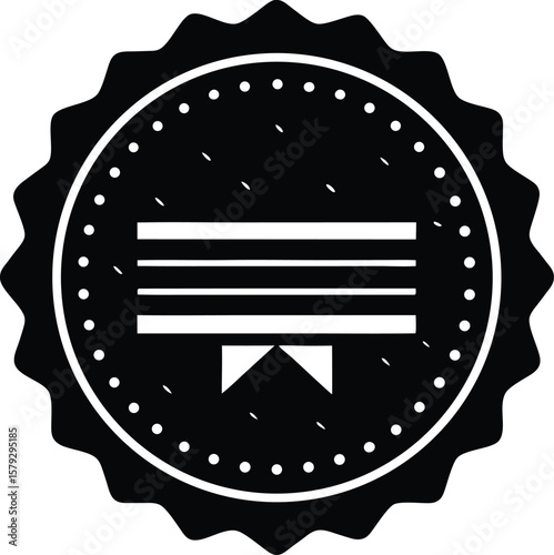 ration stamp on white background.eps
