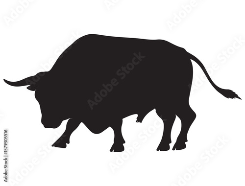 FIGHTING BULL SILHOUETTE
