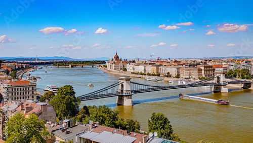 Canvas Print City of Budapest capital of Hungary downtown views