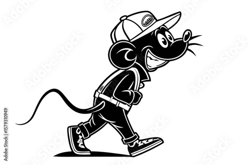 carton sihouette black vector