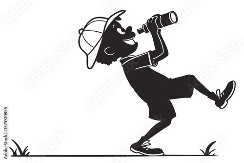 carton sihouette black vector