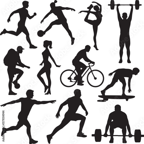 American Football Player Silhouette in Action Pose

Football Helmet and Ball Vector Design

Running Quarterback Silhouette for Sports Design

Black American Football Silhouette Illustration

Team Spor