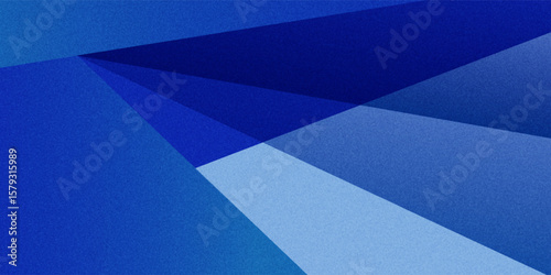 Glossy blue abstract background with 3D polygon balls forming triangles.