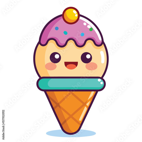 A small animated GIF style cone with a blinking light, ideal for digital warning or alert.