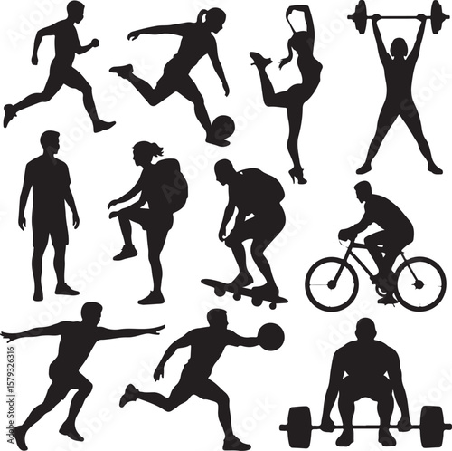 American Football Player Silhouette in Action Pose

Football Helmet and Ball Vector Design

Running Quarterback Silhouette for Sports Design

Black American Football Silhouette Illustration

Team Spor