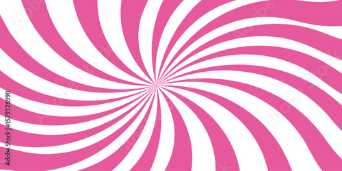 Abstract high energy background featuring a radial burst pattern with alternating curved rays. Smooth,Swirling rays emanate symmetrically from the center, curving outward in a smooth, hypnotic.