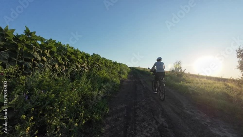 cycling in nature in wild places, bikepacking	

