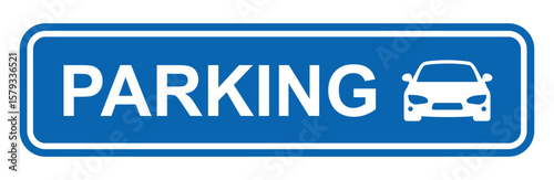 Car parking icon, car parking area sign - for stock vector