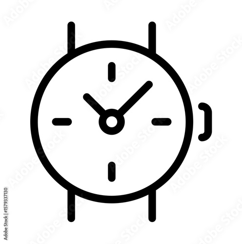 Alarm Clock Outline