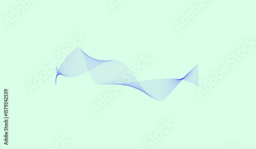 vector waveline illustration design