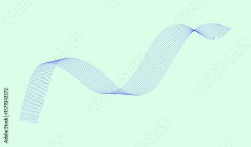 vector waveline illustration design