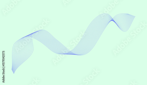 vector waveline illustration design