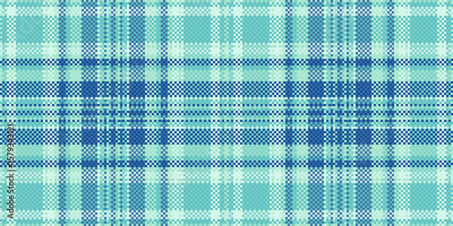 Cool aqua and teal plaid pattern.  Perfect for textile designs, website backgrounds, or fashion projects. This seamless texture offers a refreshing, modern feel.