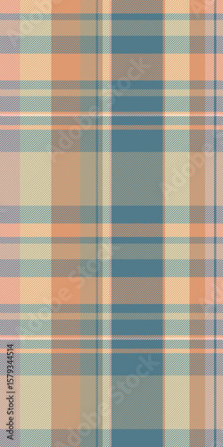 Modern check fabric vector, fibre tartan texture textile. Up seamless background pattern plaid in cyan and light colors.