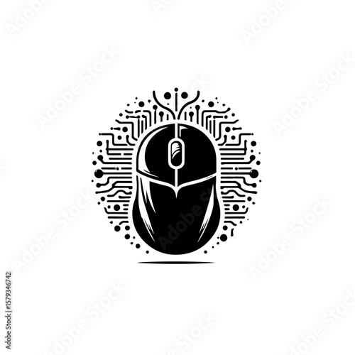Abstract Black Background Texture Image