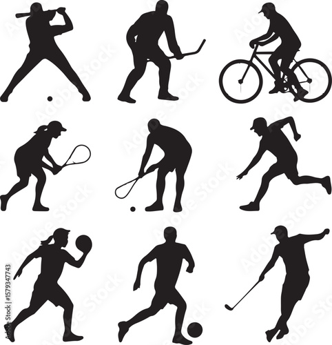 American Football Player Silhouette in Action Pose

Football Helmet and Ball Vector Design

Running Quarterback Silhouette for Sports Design

Black American Football Silhouette Illustration

Team Spor