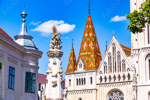 Canvas Print City of Budapest capital of Hungary downtown views