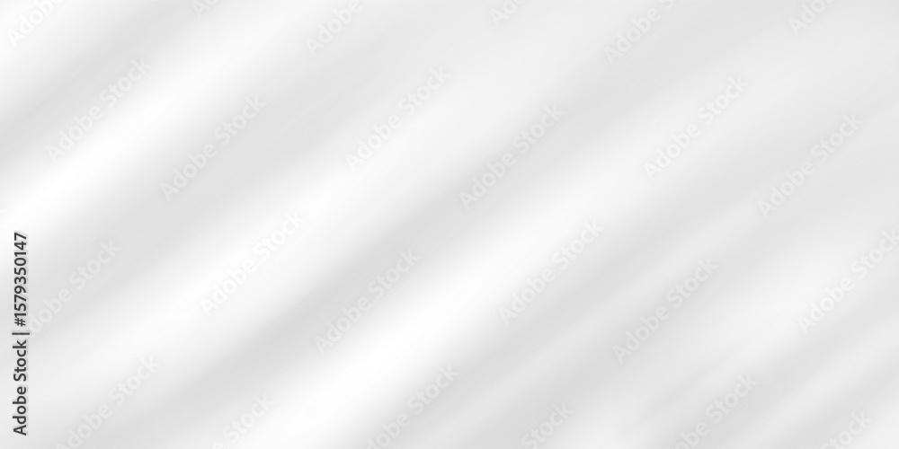 Fototapeta premium Smooth elegant white silk vector or satin luxury cloth texture background. White gray satin texture that is white silver fabric silk background. Soft shiny creased satin fabric folding texture. 