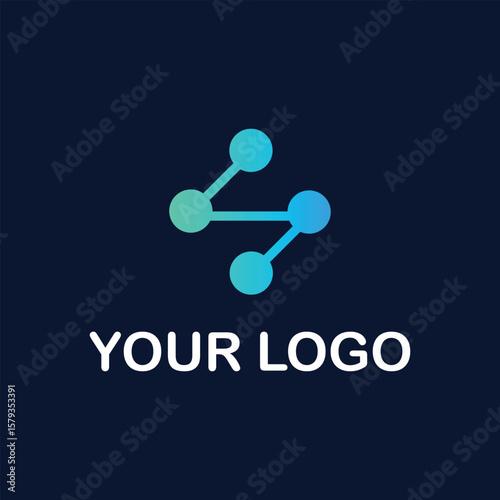 Connected nodes tech logo