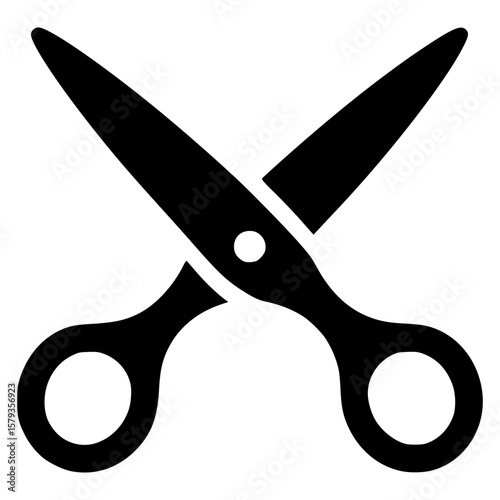 Scissors icon representing tools for cutting and crafting activities