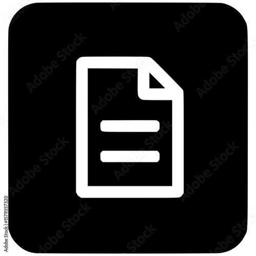 Document icon representing a blank file or form
