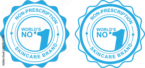 Non-Prescription Skincare Award Badge with Global Rank
