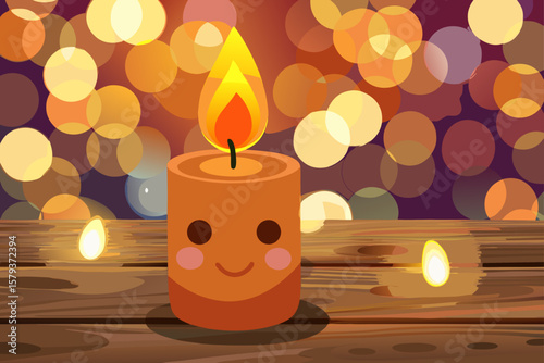 candles in the dark