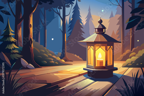 halloween night scene