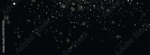 Heavy bokeh light effect snowfall snowflakes background. snow flakes snowfall background