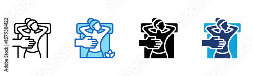 Spa Treatment icon Multi Style Vector Illustration