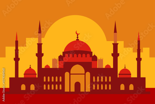taj mahal silhouette