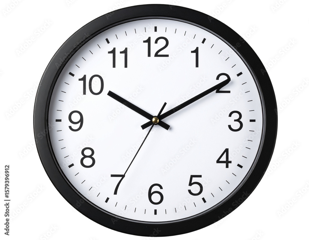 Flat-Lay Clock with 10:10 Time on Minimal Desk Setup, Top-Down View, Transparent Background Flat-Lay Clock with 10:10 Time on Minimal Desk Setup, Top-Down View, Transparent Background