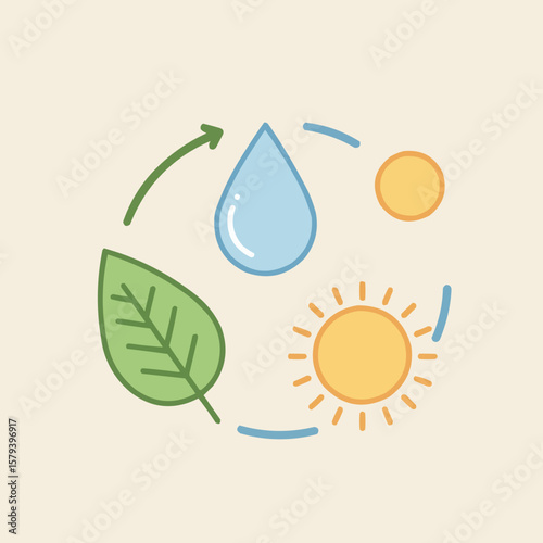 Environmental Circle Illustration
