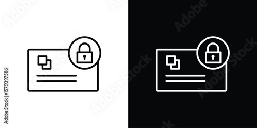 Credit limit icon in outline and solid vector sign for web