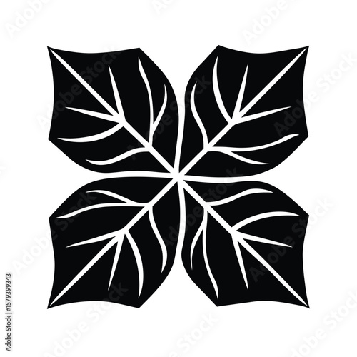 leaf imprint clay tile project