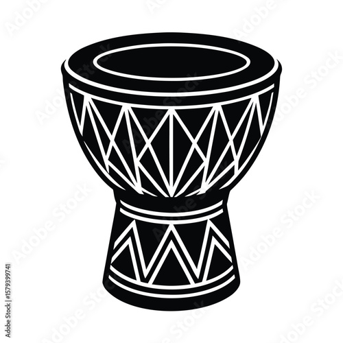 tribal drum clay sculpture project
