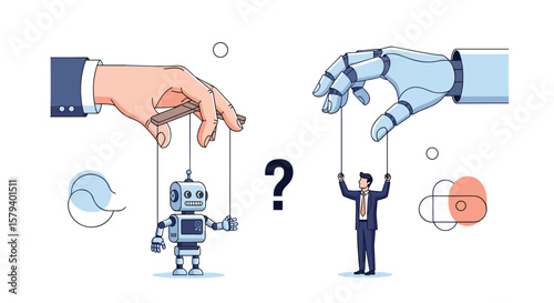 Exploring the complex relationship between human control and artificial intelligence systems and their impact on society and the future of work