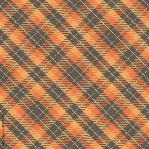 Tartan plaid seamless pattern for making dress, skirt, and other cloth