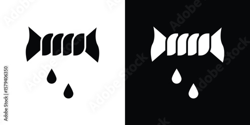 Squeeze icon vector glyph pack. Black silhouette icons.