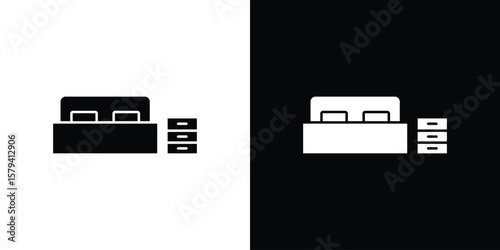 Clean Room icon vector glyph pack. Black silhouette icons.
