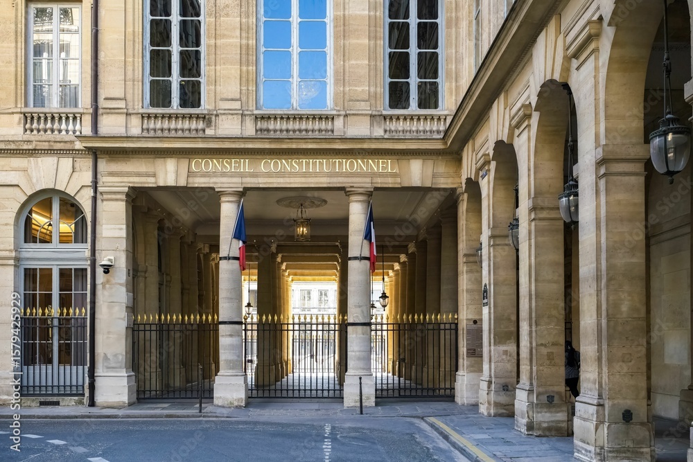 Obraz premium Paris, the Conseil constitutionnel 