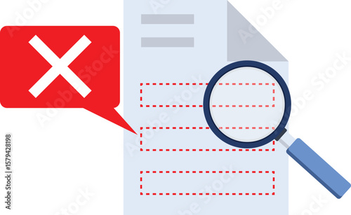 concept Search no results. the search yielded no results. File management administration, data archiving, modern graphic elements for landing page, blank state ui, infographics, icons.

