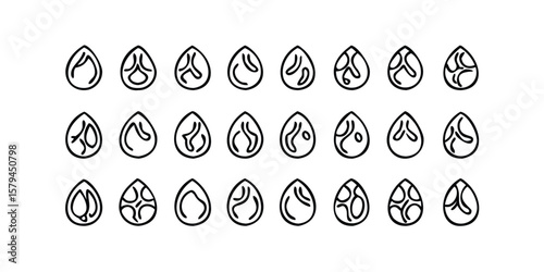 20 Anemia and Blood Loss Silhouette Variations on Transparent Background