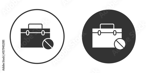 Unemployment icon design flat silhouette style