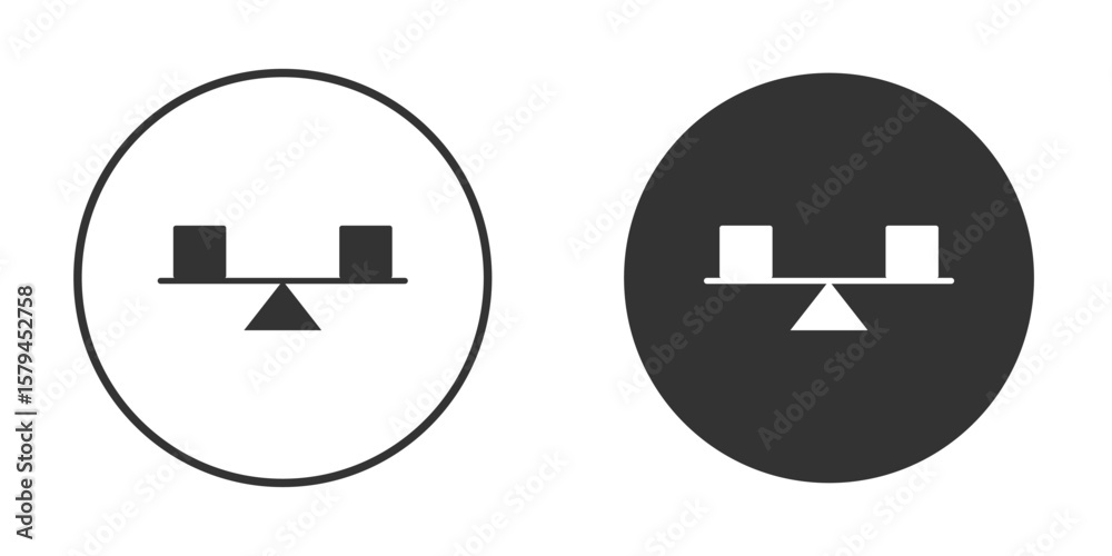 Fototapeta premium Stability icon design flat silhouette style