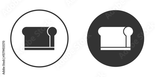 Print screen icon design flat silhouette style